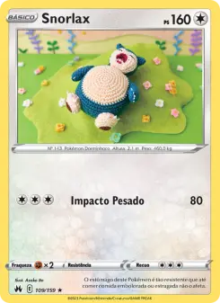 Snorlax – Carta Pokémon TCG