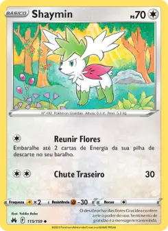 Shaymin – Carta Pokémon TCG