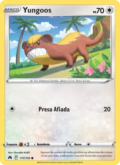 Yungoos – Carta Pokémon TCG