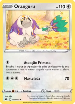 Oranguru – Carta Pokémon TCG