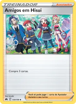 Amigos em Hisui – Carta Pokémon TCG