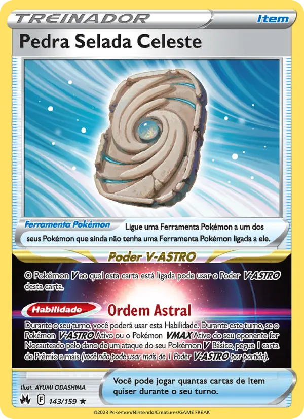 Pedra Selada Celeste – Pokémon TCG