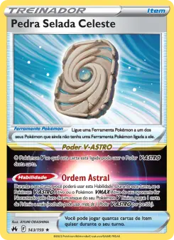 Pedra Selada Celeste – Carta Pokémon TCG