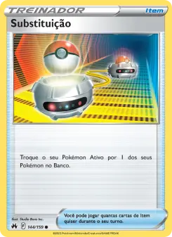 Substituição – Carta Pokémon TCG