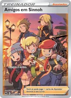 Amigos em Sinnoh – Carta Pokémon TCG