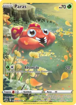 Paras – Carta Pokémon TCG