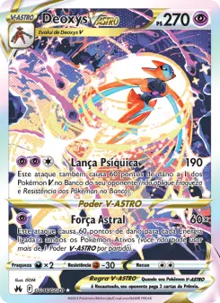 Deoxys V-ASTRO – Carta Pokémon TCG
