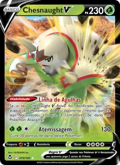 Chesnaught V – Carta Pokémon TCG