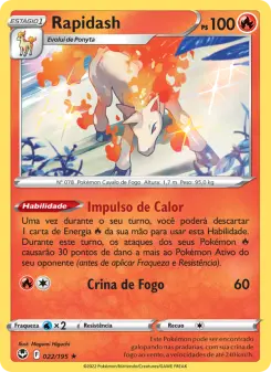 Rapidash – Carta Pokémon TCG