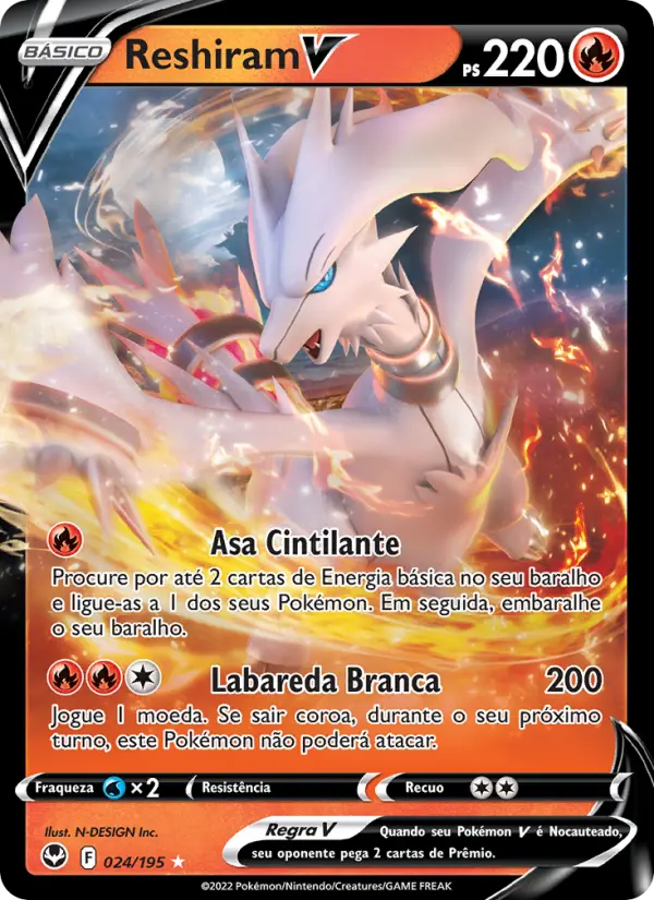 Reshiram V – Pokémon TCG