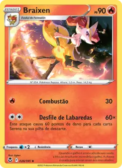 Braixen – Carta Pokémon TCG