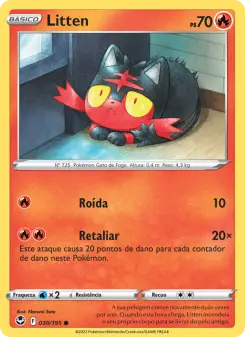 Litten – Carta Pokémon TCG