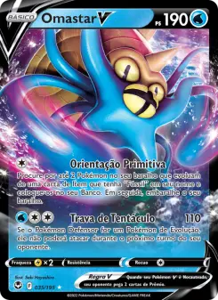 Omastar V – Carta Pokémon TCG