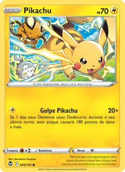 Pikachu – Carta Pokémon TCG
