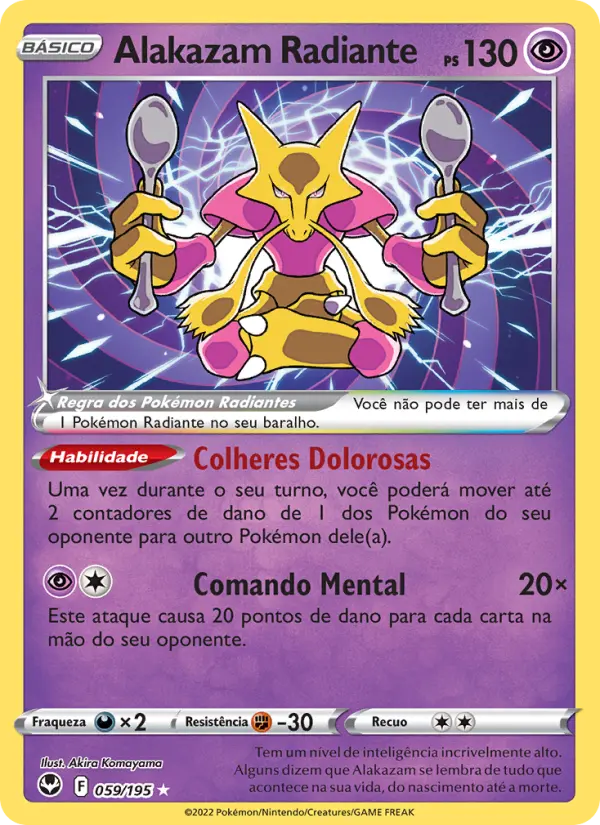 Alakazam Radiante – Pokémon TCG