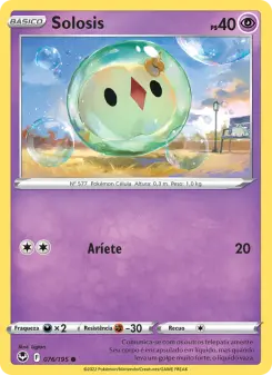 Solosis – Carta Pokémon TCG
