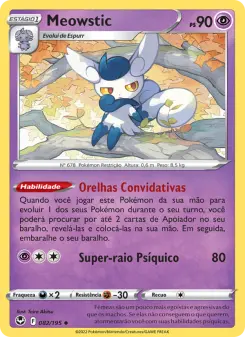 Meowstic – Carta Pokémon TCG
