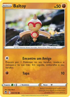 Baltoy – Carta Pokémon TCG