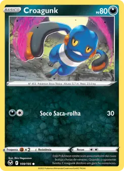 Croagunk – Carta Pokémon TCG