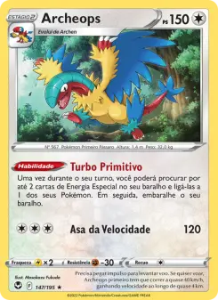 Archeops – Carta Pokémon TCG