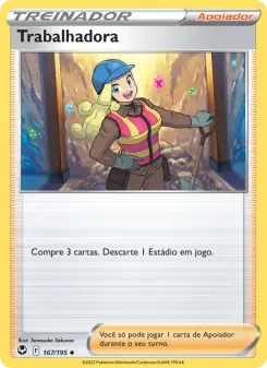 Trabalhadora – Carta Pokémon TCG
