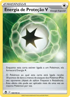 Energia de Proteção V – Carta Pokémon TCG