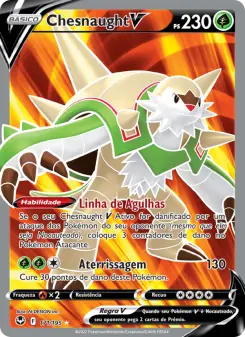 Chesnaught V – Carta Pokémon TCG