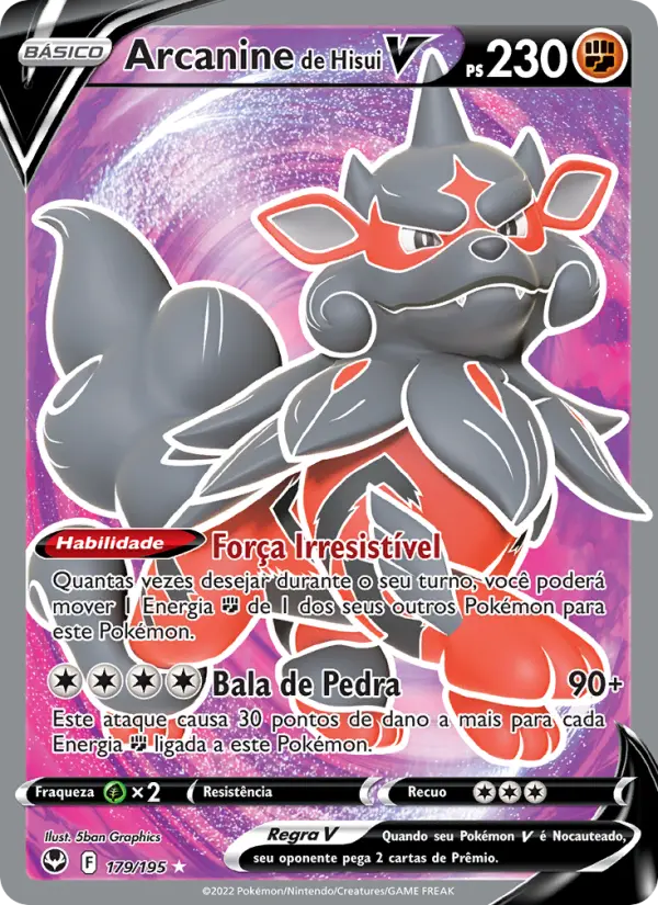 Arcanine de Hisui V – Pokémon TCG