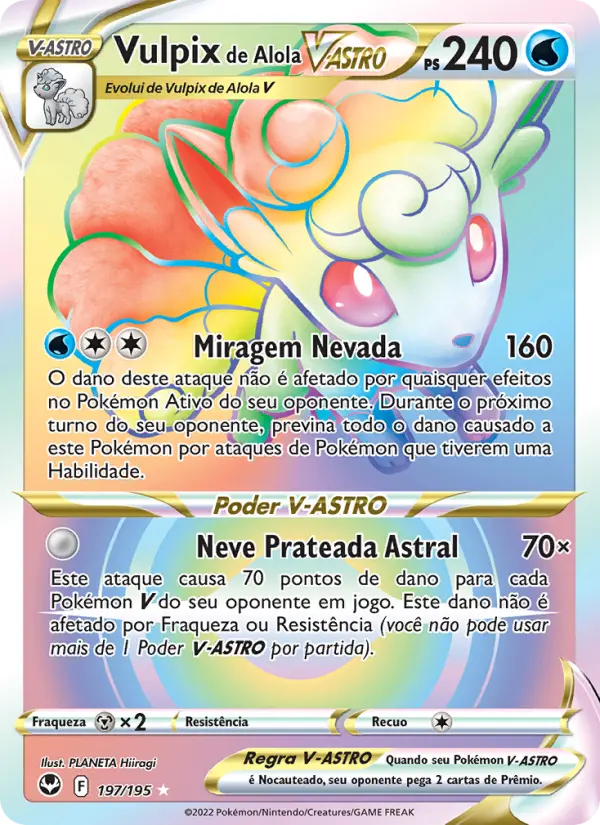 Vulpix de Alola V-ASTRO – Pokémon TCG