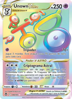 Unown V-ASTRO – Carta Pokémon TCG
