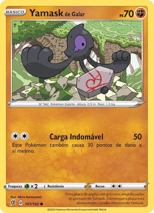 Yamask de Galar – Pokémon TCG