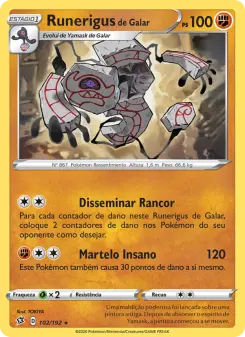 Runerigus de Galar – Carta Pokémon TCG