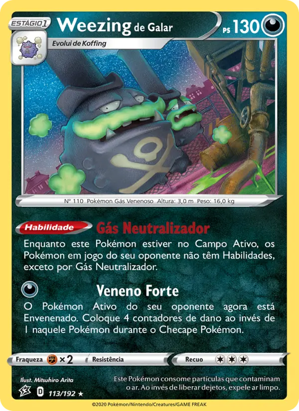 Weezing de Galar – Pokémon TCG