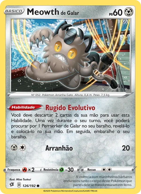 Meowth de Galar – Pokémon TCG