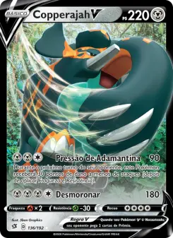 Copperajah V – Carta Pokémon TCG
