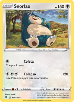 Snorlax – Carta Pokémon TCG