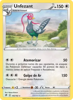Unfezant – Carta Pokémon TCG