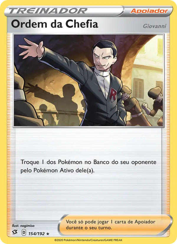 Ordem da Chefia – Pokémon TCG