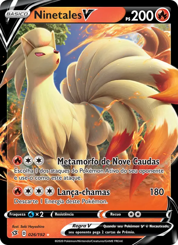 Ninetales V – Pokémon TCG