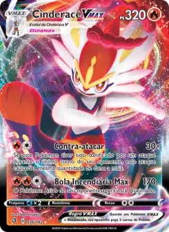 Cinderace VMAX – Carta Pokémon TCG
