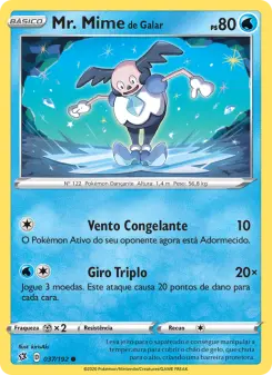 Mr. Mime de Galar – Carta Pokémon TCG