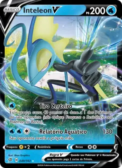 Inteleon V – Carta Pokémon TCG