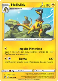 Heliolisk – Carta Pokémon TCG