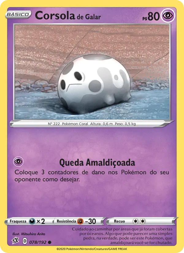 Corsola de Galar – Pokémon TCG