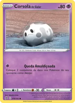 Corsola de Galar – Carta Pokémon TCG