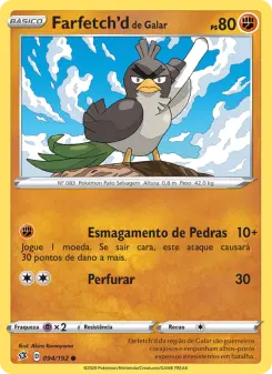 Farfetch'd de Galar – Carta Pokémon TCG