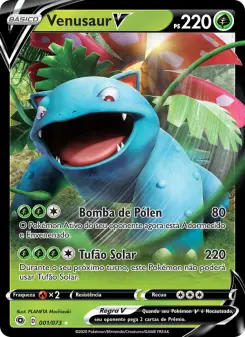 Venusaur V – Carta Pokémon TCG