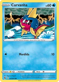 Carvanha – Carta Pokémon TCG