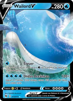 Wailord V – Carta Pokémon TCG