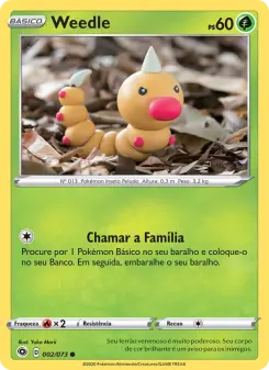 Weedle – Carta Pokémon TCG